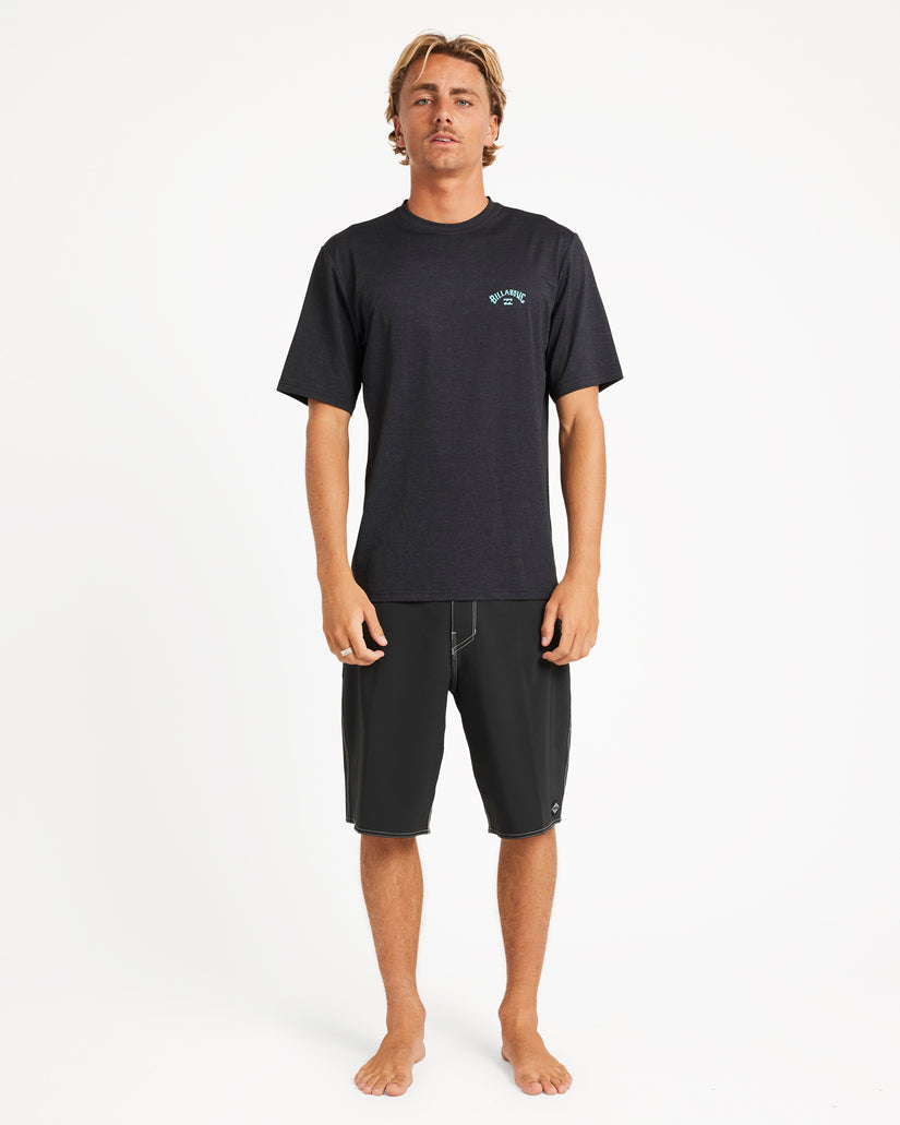 Mens Shoreline Loose Fit Short Sleeve Rash Vest