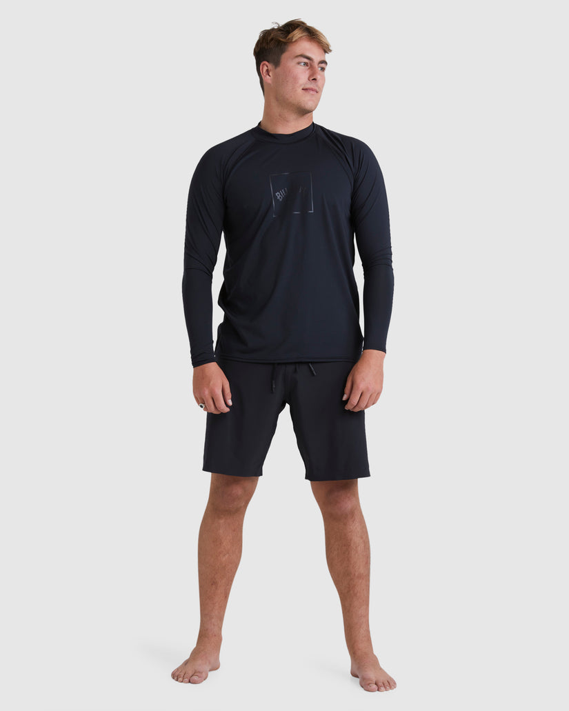Mens Boxed Arch Rash Vest