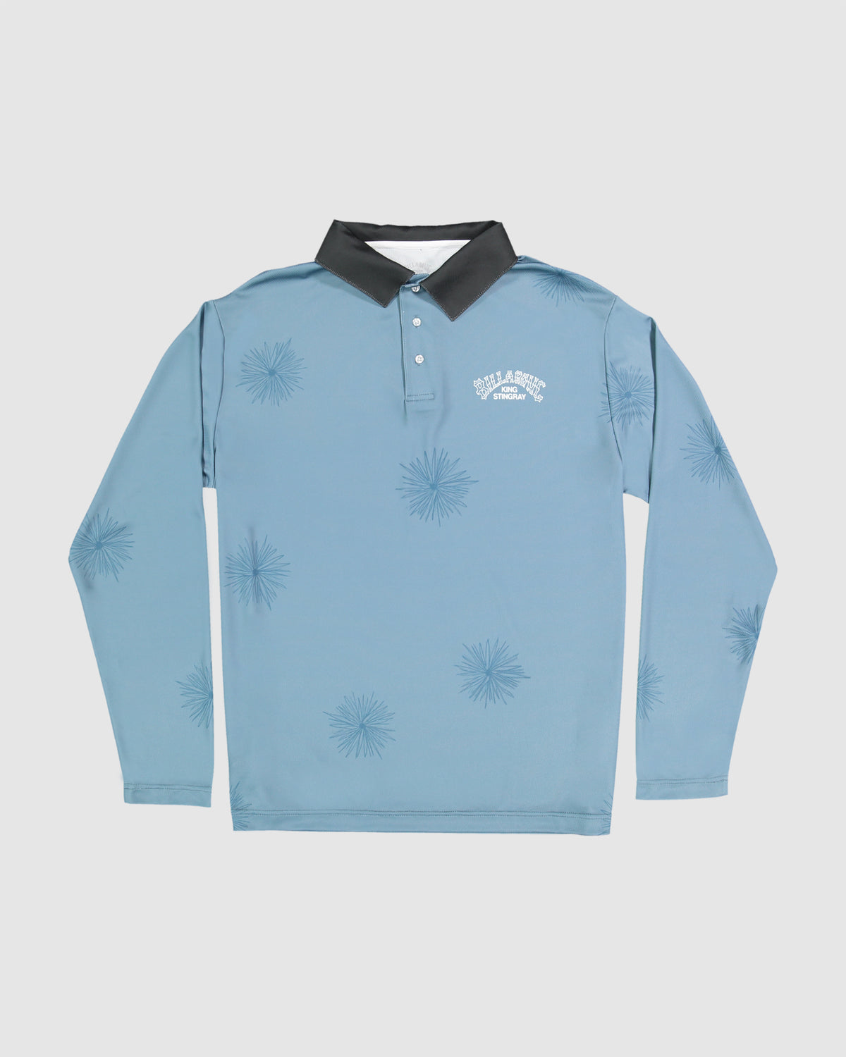 Mens King Stingray Flowers Fisho Rash Vest