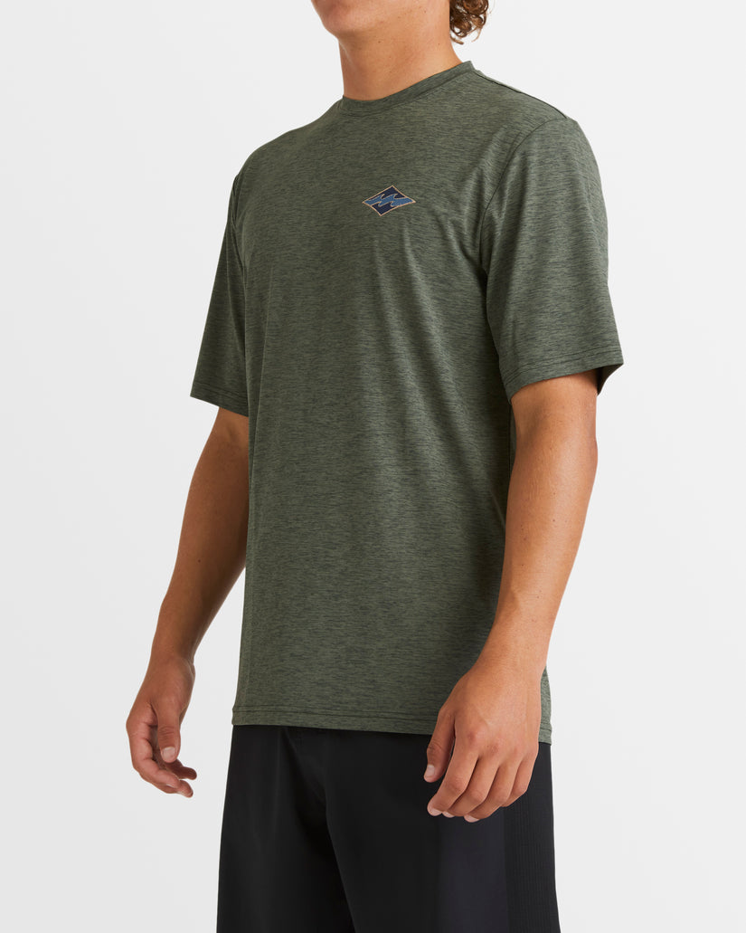Mens Diamond Shoreline Rash Vest