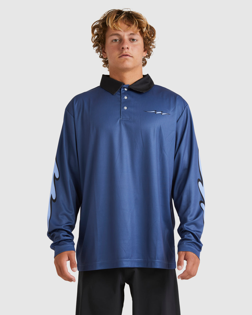 Mens Fisho UPF 50 Long Sleeve Surf Shirt