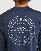 Mens Big Wave Daz Long Sleeve Rash Vest