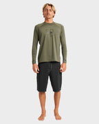 Mens Boxed Arch Long Sleeve Rash Vest
