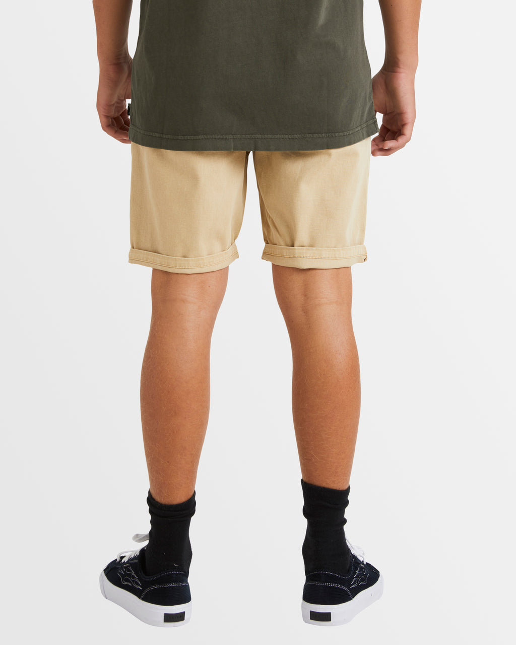 Mens Wave Wash Twill Shorts
