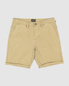 Mens Wave Wash Twill Shorts