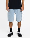 Mens Bad Dog Workwear Denim Shorts