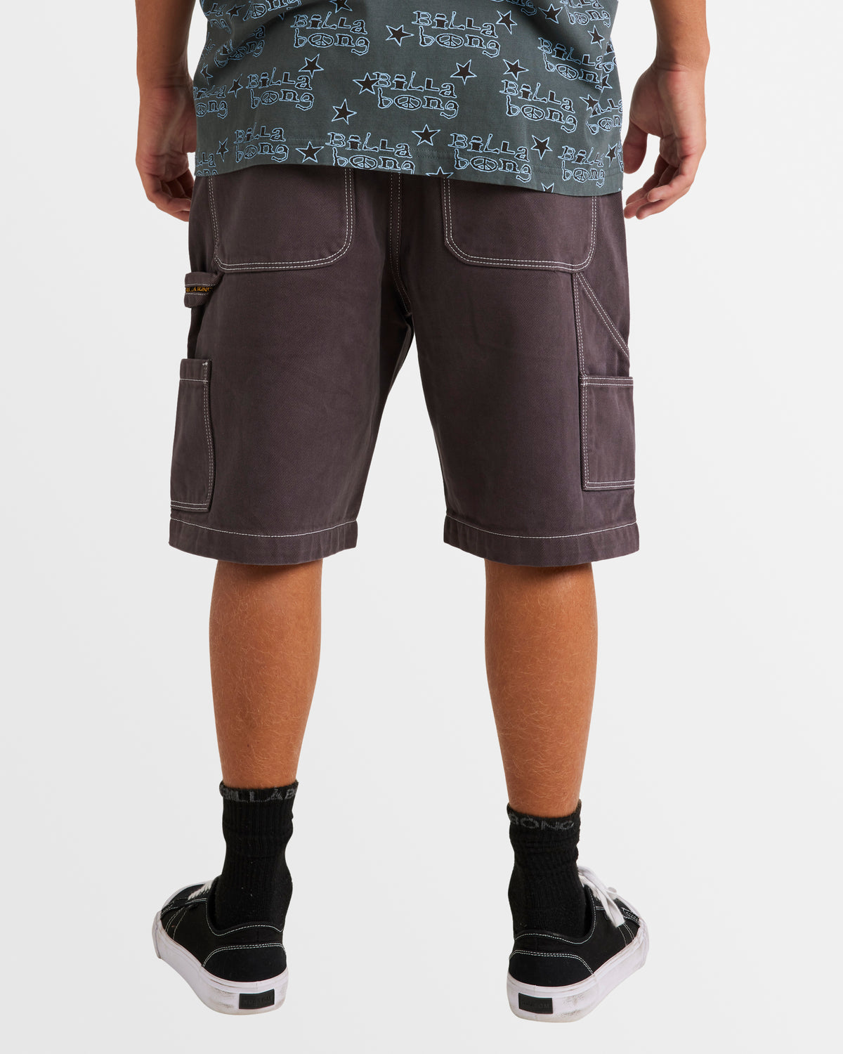 Mens Bad Dog Denim Shorts