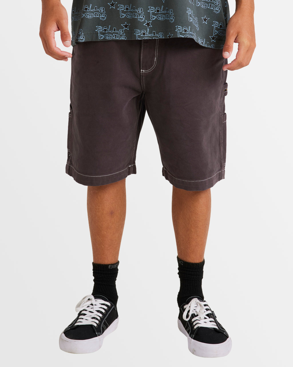 Mens Bad Dog Denim Shorts