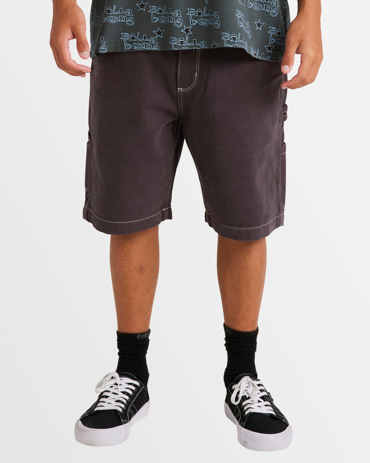 Mens Bad Dog Denim Shorts