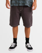 Mens Bad Dog Denim Shorts