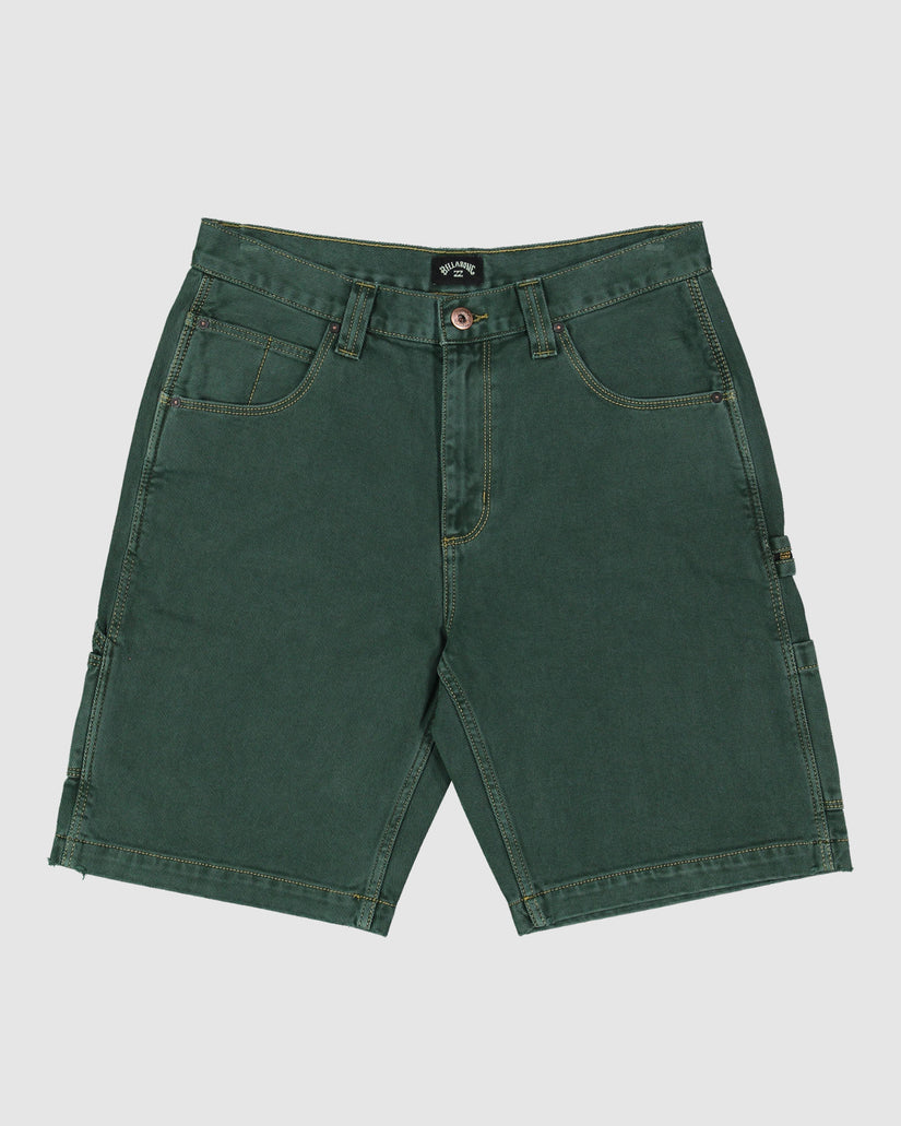 Mens Bad Dog Denim Shorts