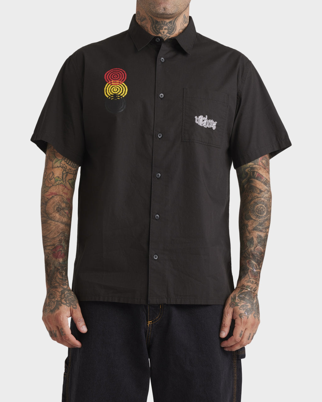 Mens Otis Circles Short Sleeve Shirt