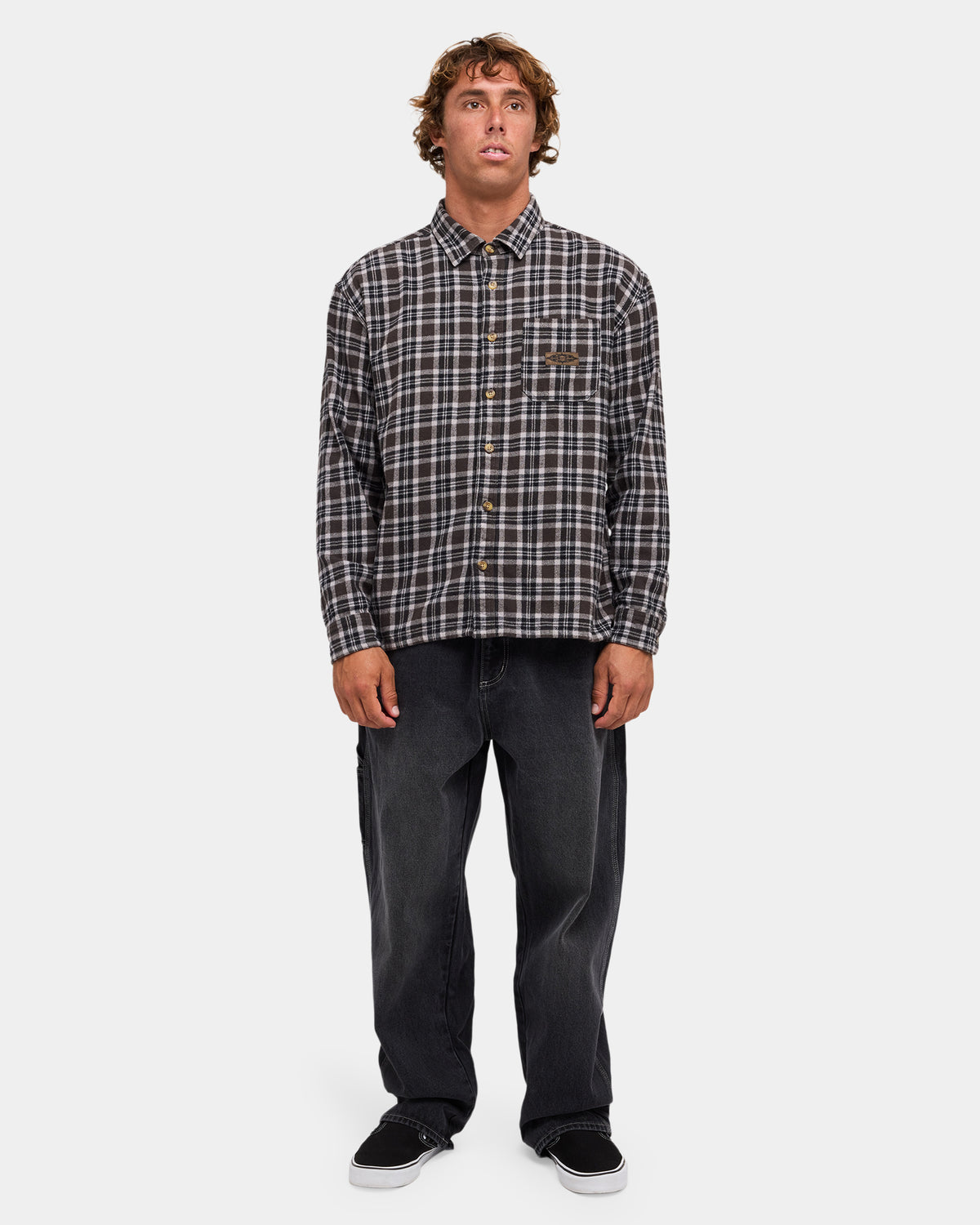 Mens Immortal Flannel Long Sleeve Shirt