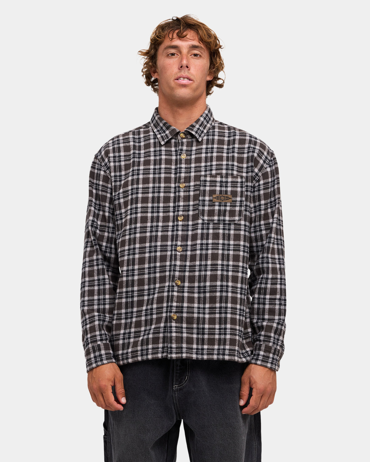Mens Immortal Flannel Long Sleeve Shirt