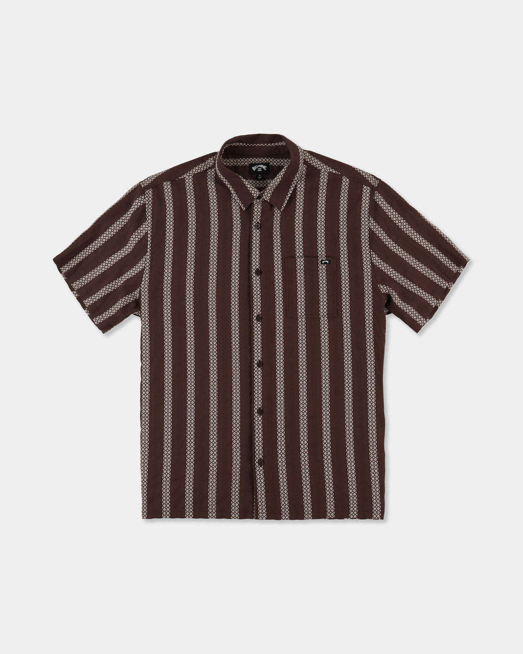 Mens Sundays Jacquard Short Sleeve Shirt