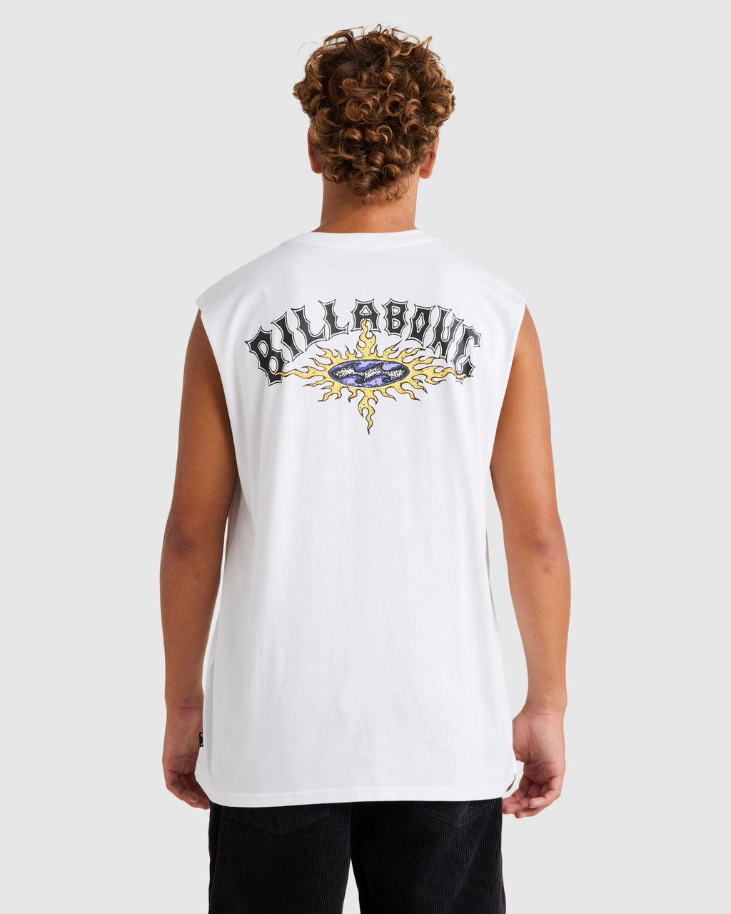 Mens Flame Arch Muscle Shirt