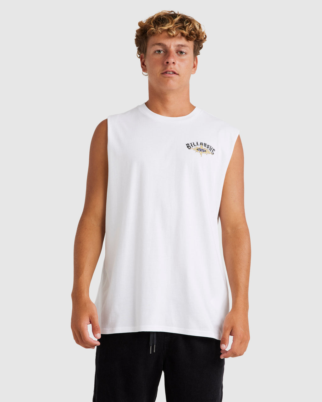Mens Flame Arch Muscle Shirt