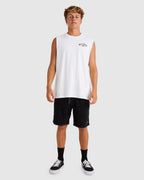 Mens Flame Arch Muscle Shirt