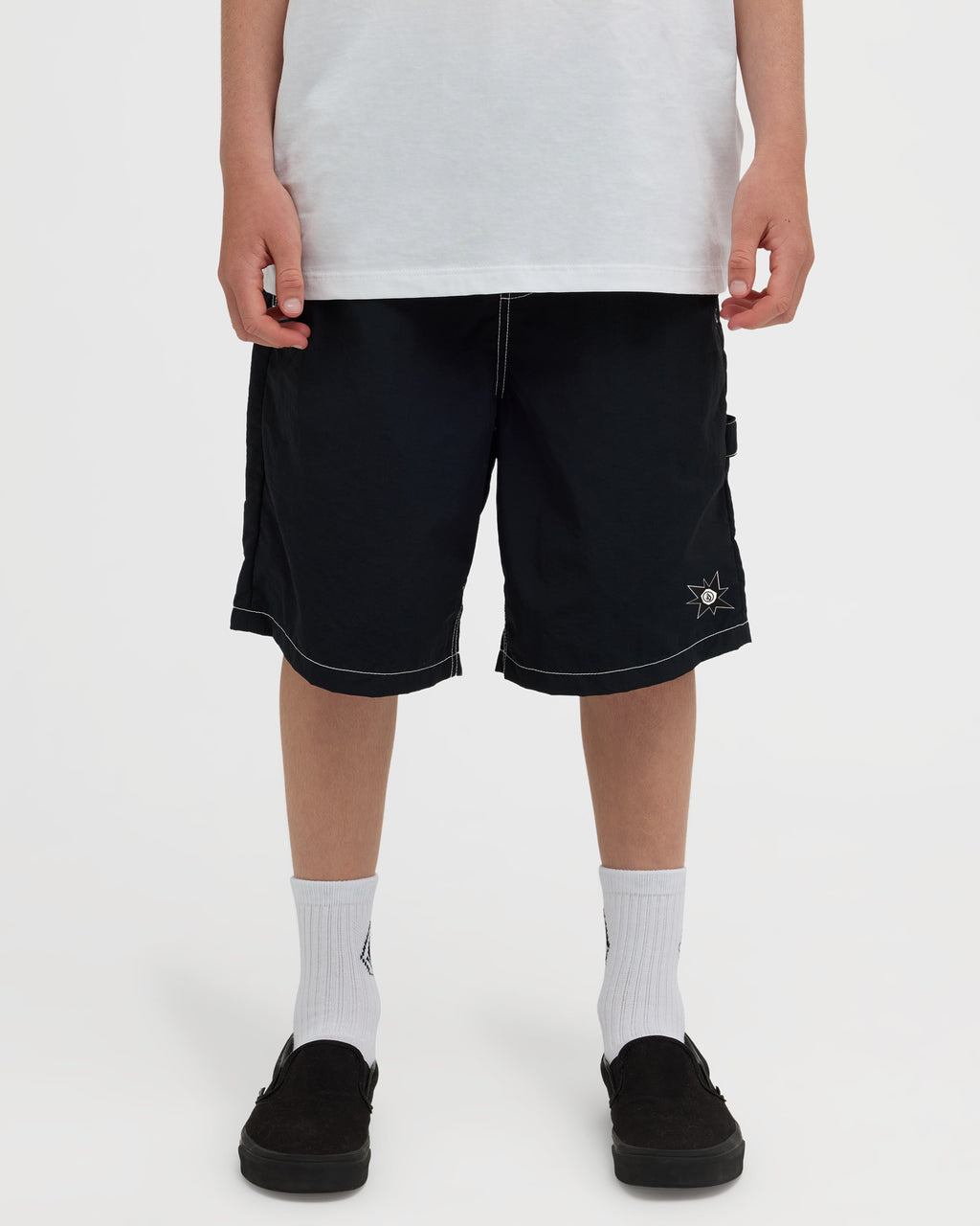 Boys 8-16 Disturb Elastic Waist Shorts