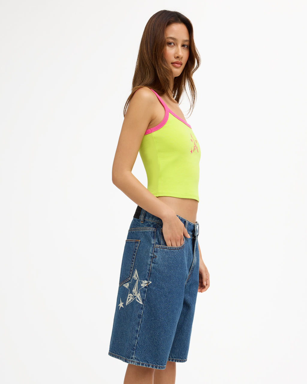 Womens Jaleesa Vincent Denim Shorts