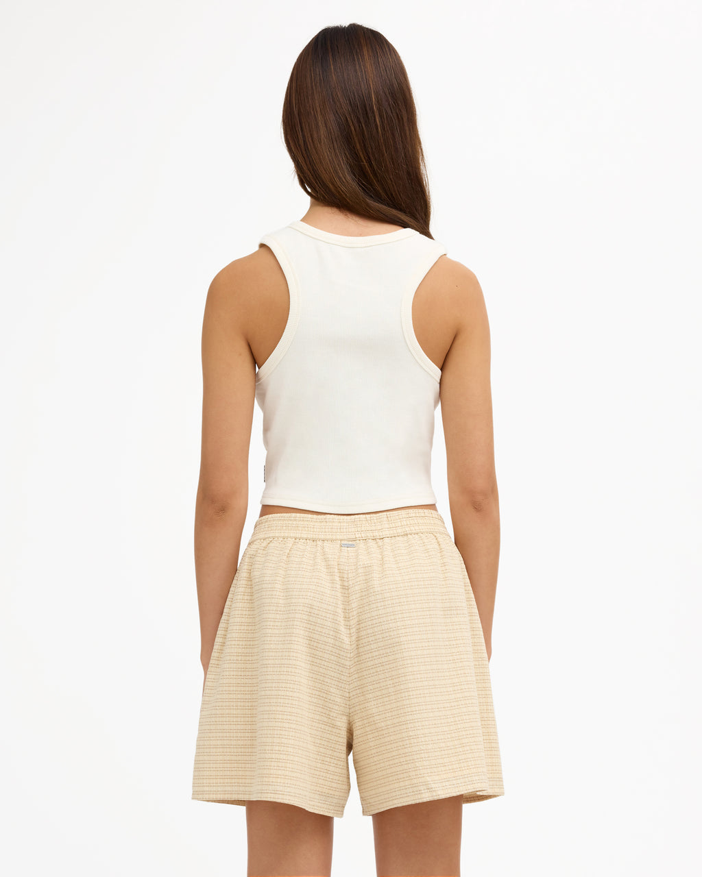 Womens Mellow Elastic Waist Shorts