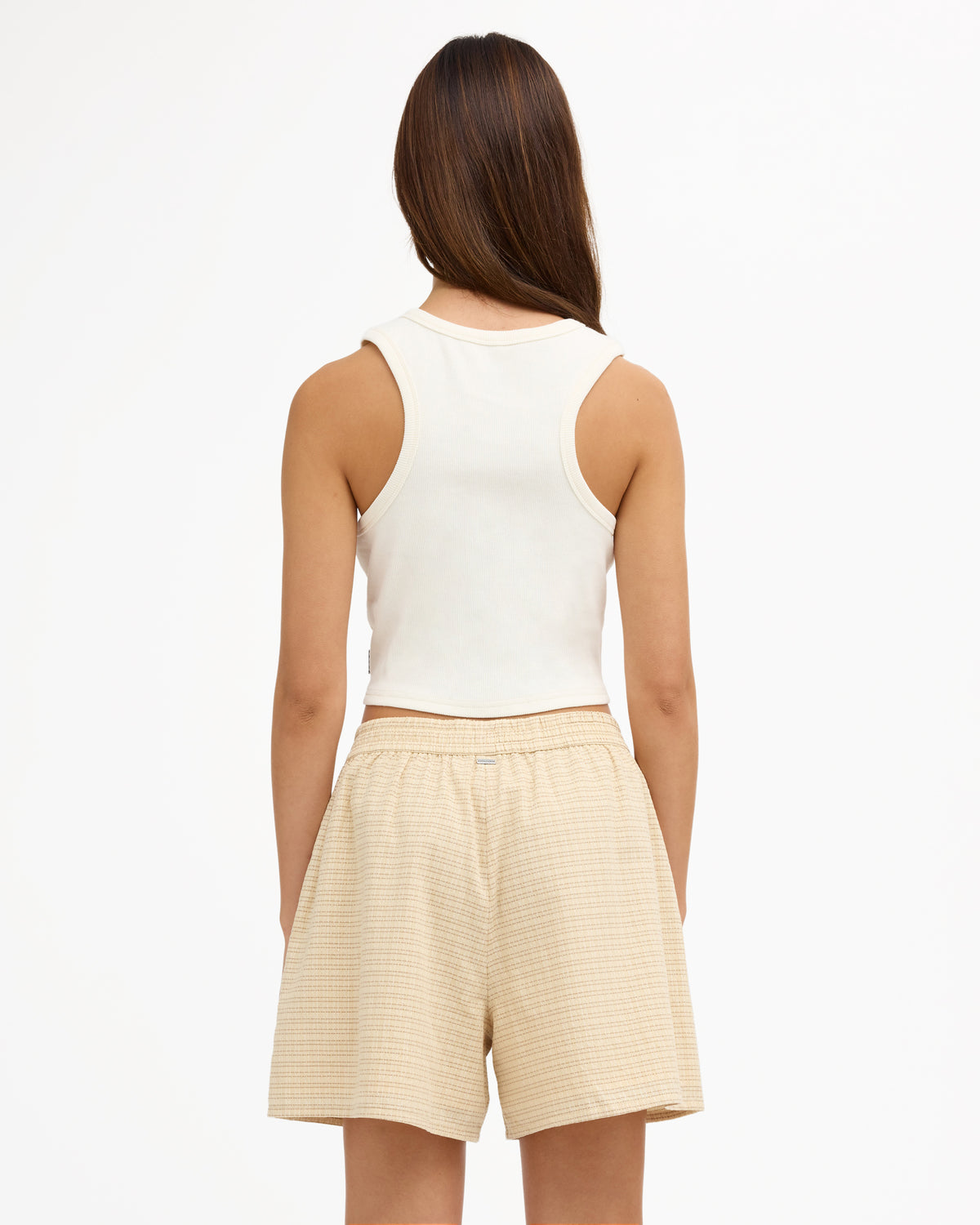 Womens Mellow Elastic Waist Shorts