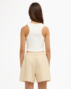 Womens Mellow Elastic Waist Shorts