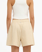 Womens Mellow Elastic Waist Shorts