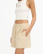 Womens Mellow Elastic Waist Shorts
