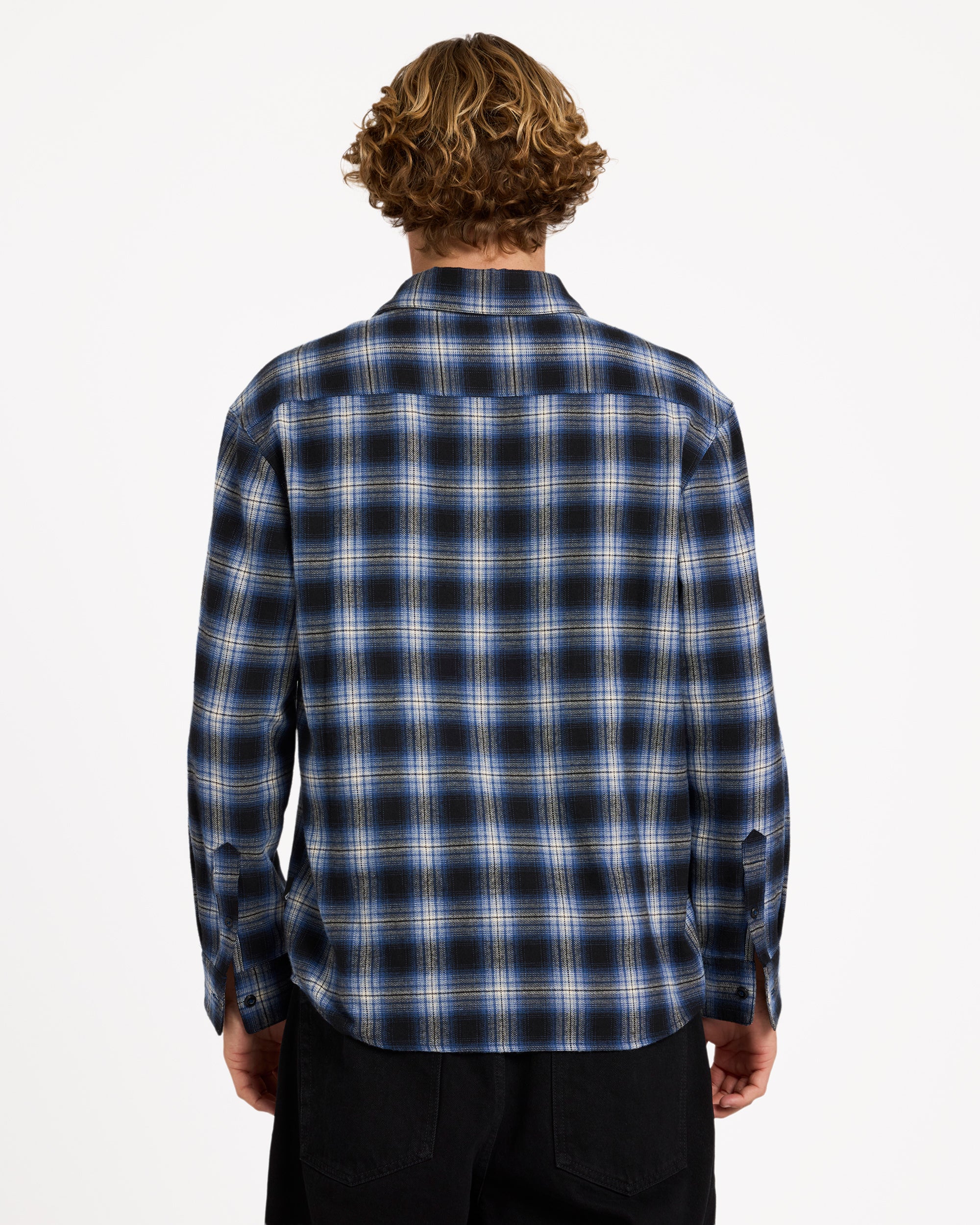 Mens Psycho Flannel Long Sleeve T-Shirt
