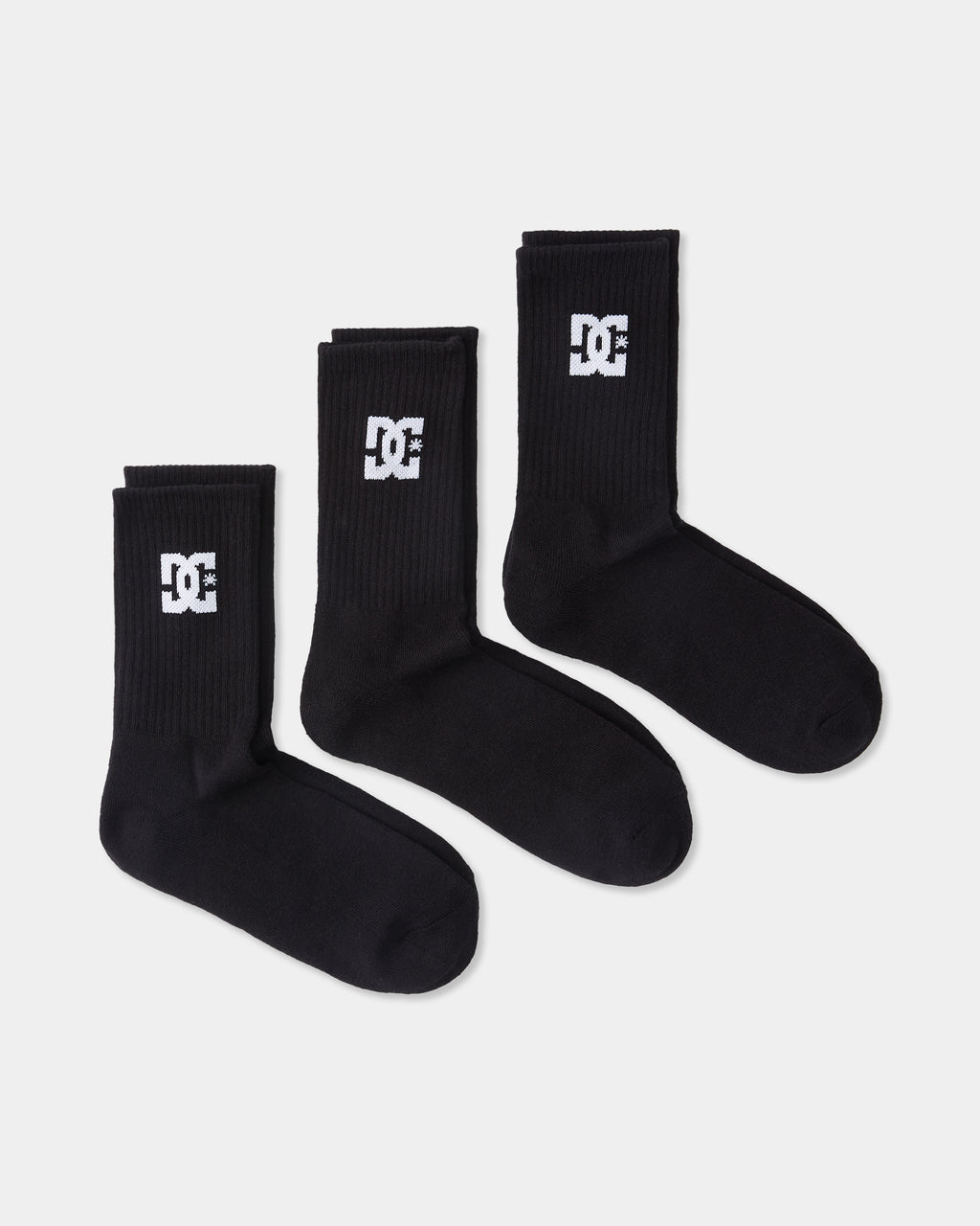 Mens DC 3-Pack Crew Socks