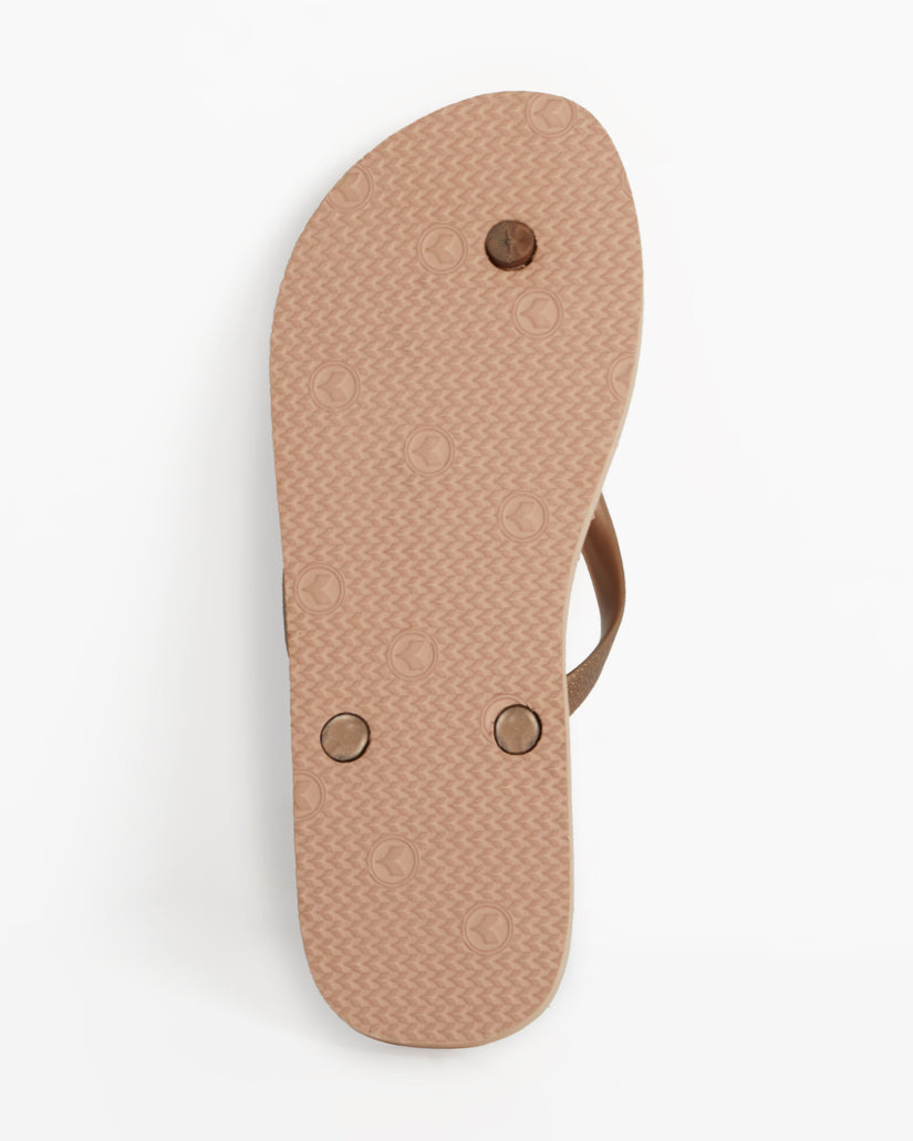 WOMENS CLASSIC ROSE TAN THONGS
