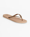 WOMENS CLASSIC ROSE TAN THONGS