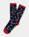 Mens Candy Canes Crew Socks