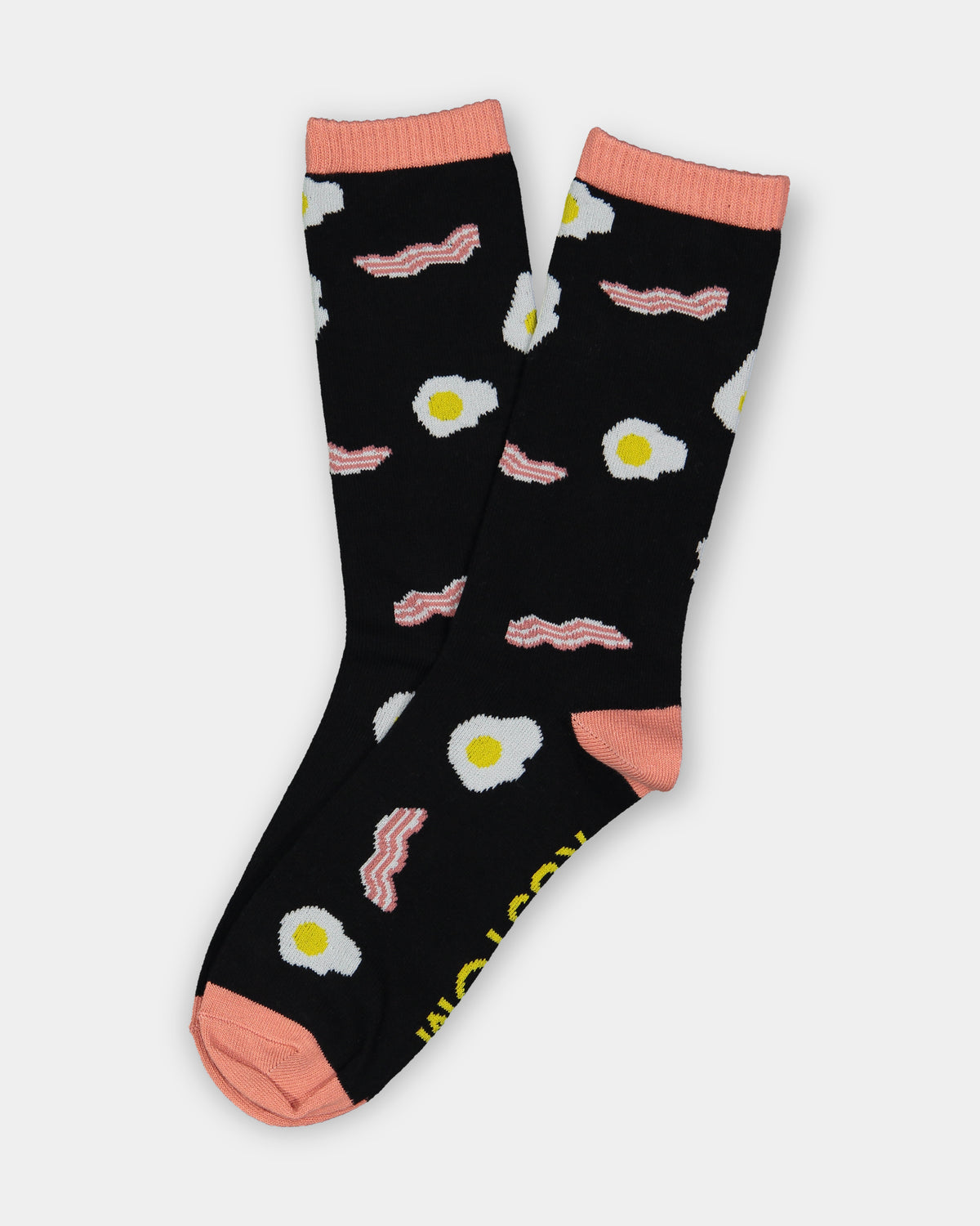 Mens Bacon And Eggs Crew Socks