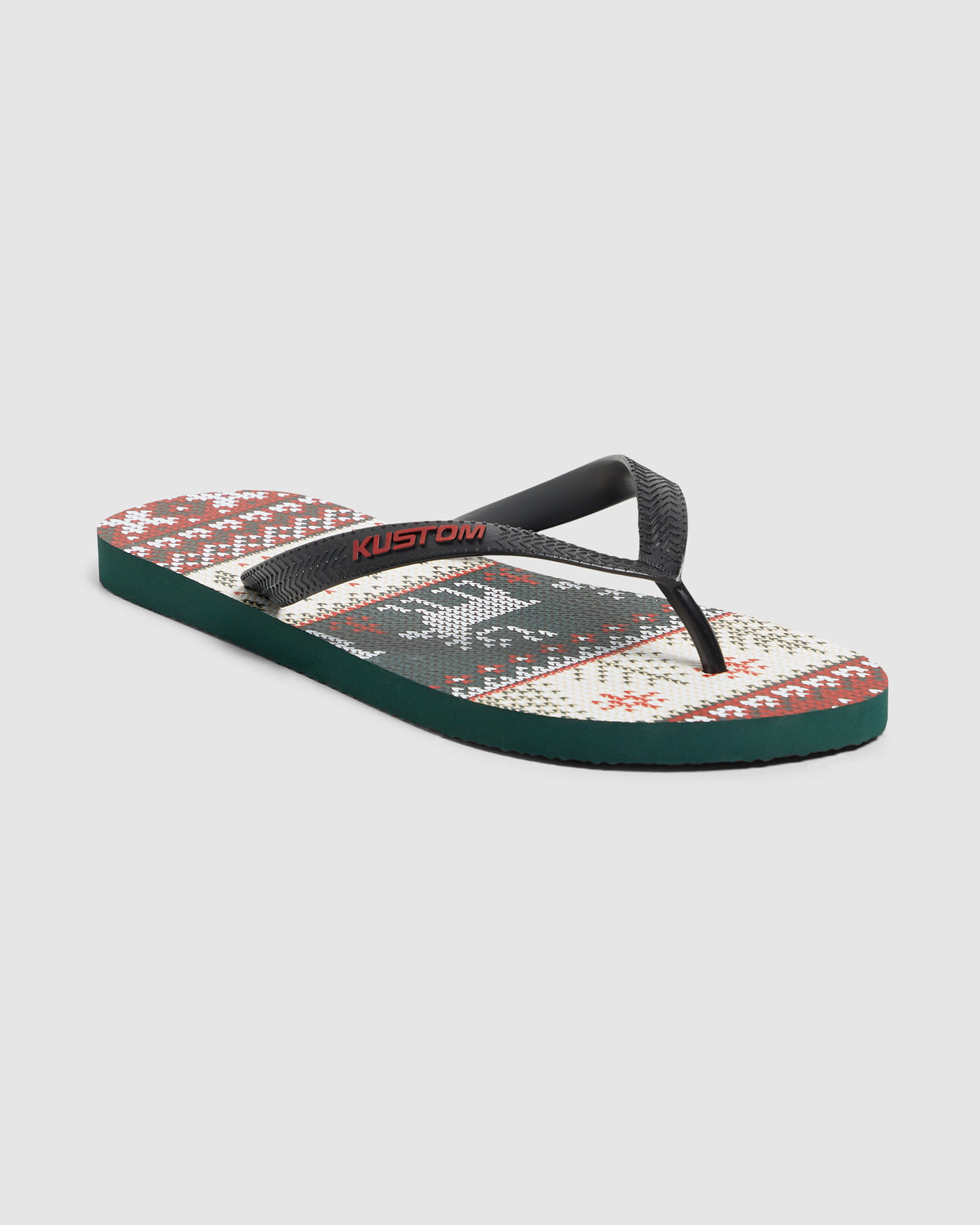Mens Blend Base Christmas Sweater Thongs