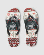 Mens Blend Base Christmas Sweater Thongs