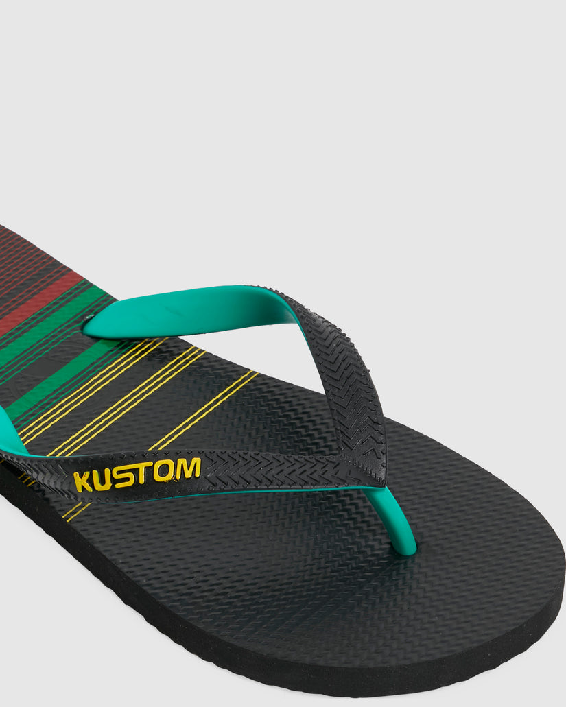 MENS BLEND BASE RASTA FADE THONGS