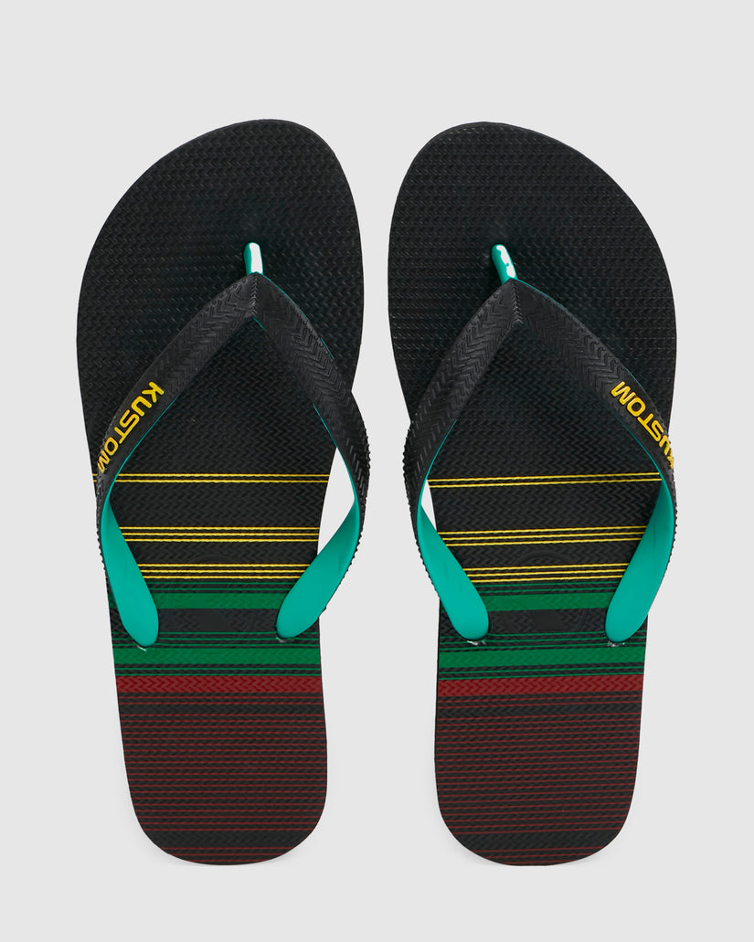 MENS BLEND BASE RASTA FADE THONGS