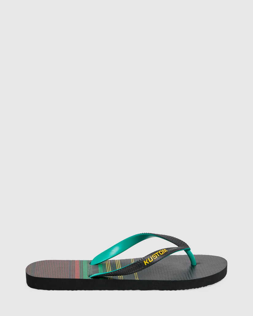 MENS BLEND BASE RASTA FADE THONGS