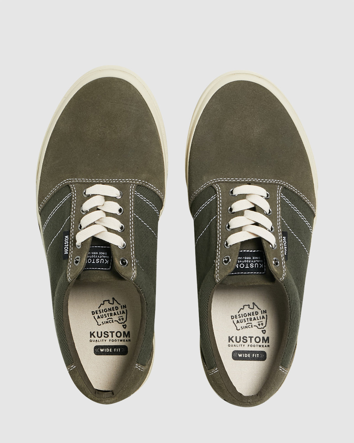 Mens Central Wide Sneakers