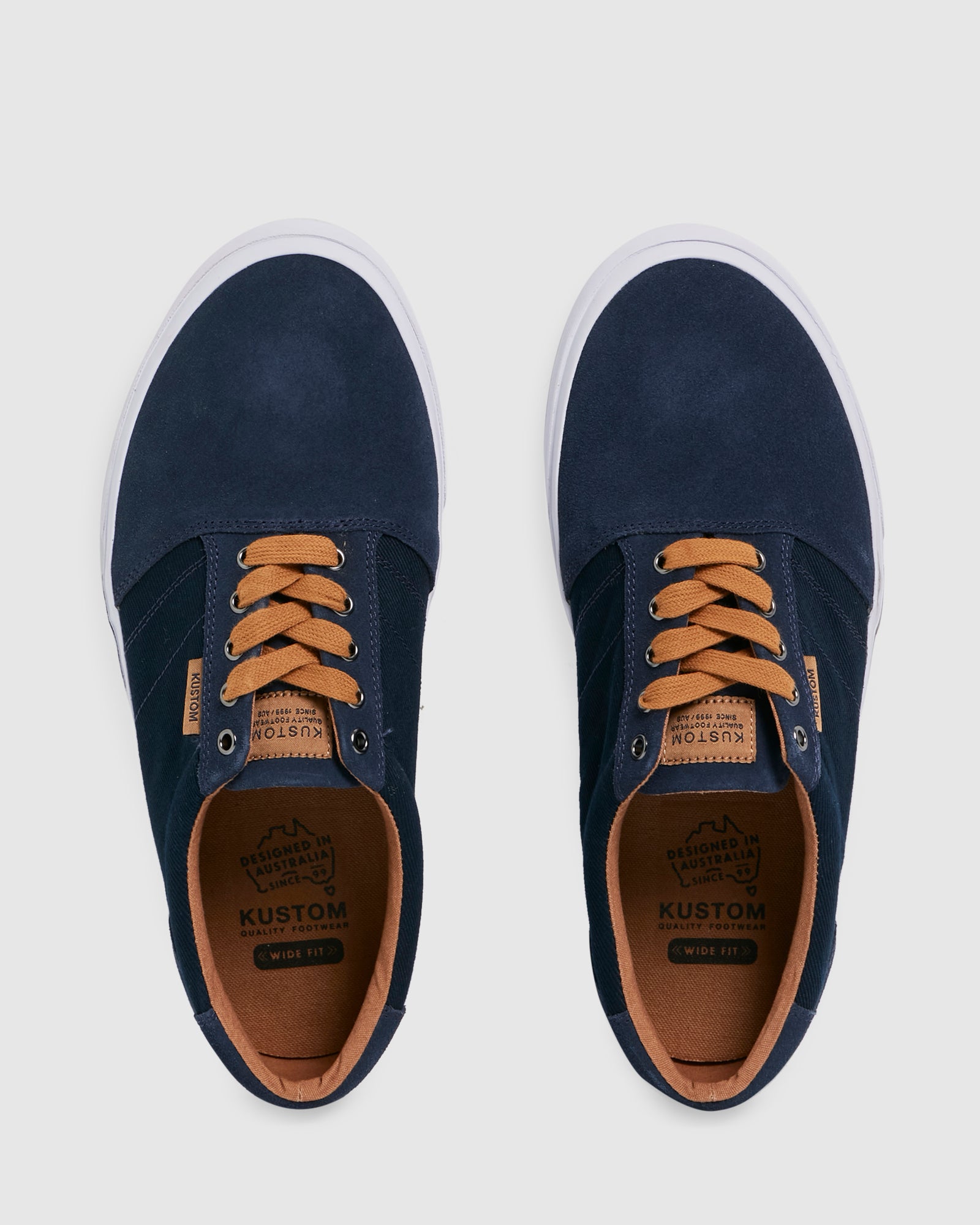 Mens Central Wide Sneakers