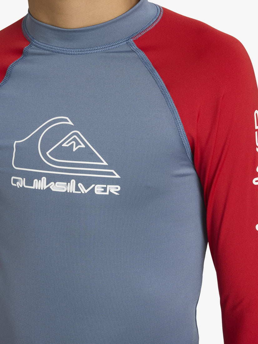 Boys 8-16 On Tour Long Sleeve Rash Vest