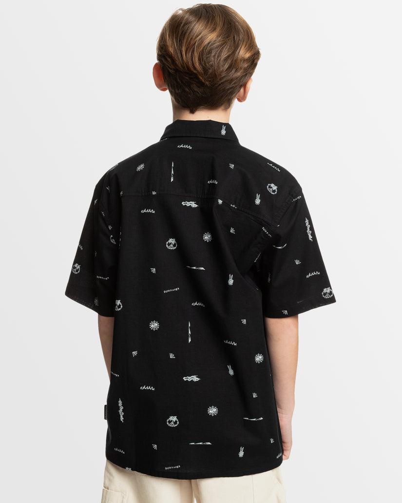 Boys 8-16 Peaceful Chaos Short Sleeve Shirt