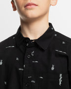 Boys 8-16 Peaceful Chaos Short Sleeve Shirt