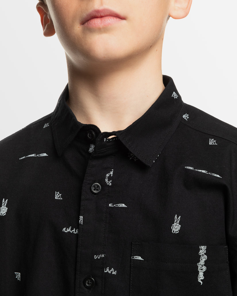 Boys 8-16 Peaceful Chaos Short Sleeve Shirt