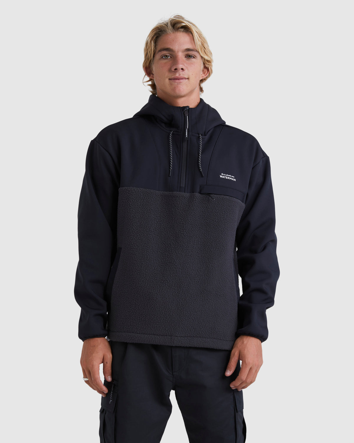 Mens South Pop Half Zip Fleece Top