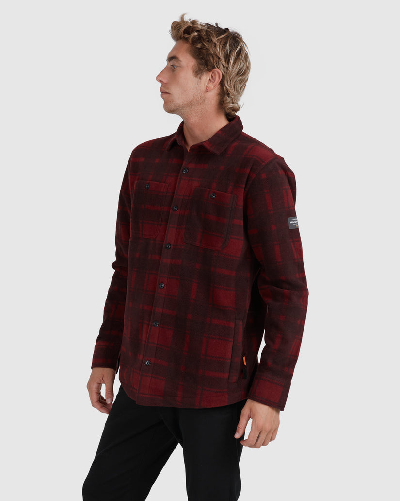 Mens Waterman North Sea Expedition Long Sleeve Polar Fleece Shirt