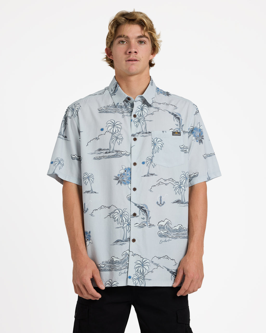 Mens Ocean Short Sleeve Shirt