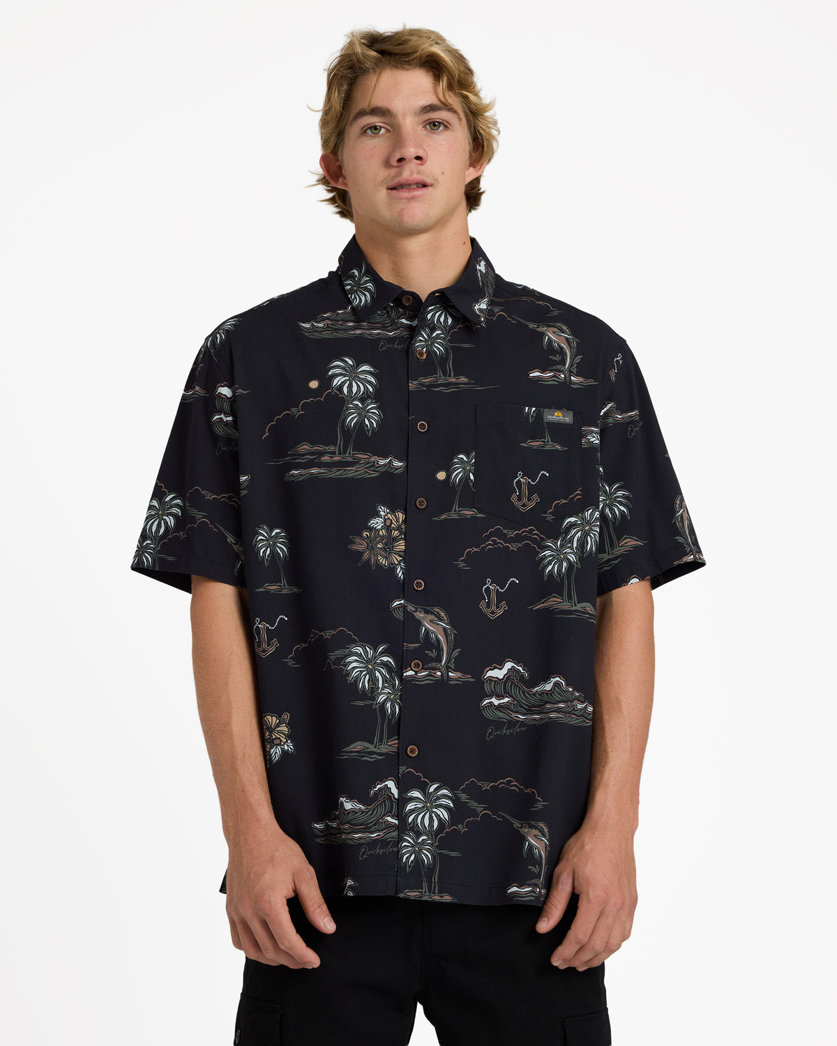 Mens Ocean Short Sleeve Shirt